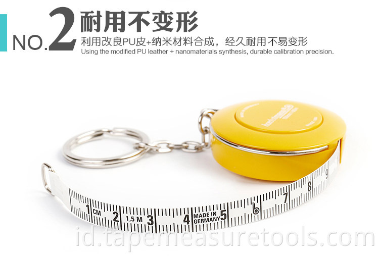 Mini portabel menjahit pita pengukur lingkar pinggang kecil penggaris lembut lucu rumah kebugaran pita pengukur